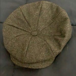 Men's BOTVELA Wool Blend Newsboy Flat Cap